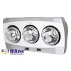 Đèn sưởi nhà tắm Hans 3 bóng – H3B