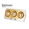 Đèn sưởi nhà tắm treo tường Kottmann 3 bóng K3B-NV 
