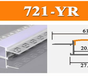 Thanh nhôm định hình 721-VL-YR