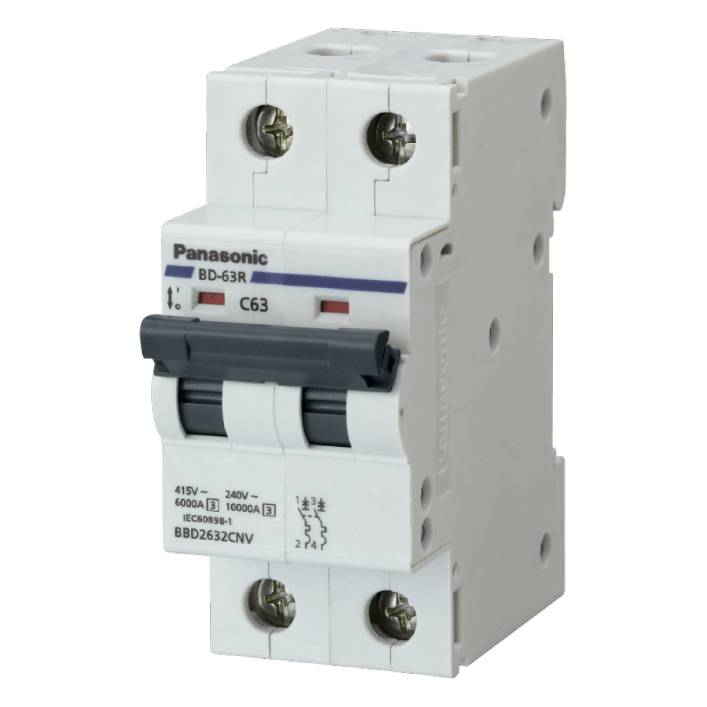 Cầu dao tự động MCB Panasonic 80A BBD208021C