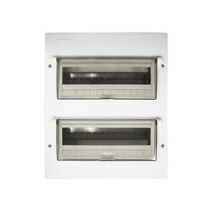 Tủ điện Nanoco NDP128 mặt – đế kim loại