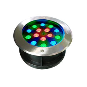 Đèn âm đất tròn 15x1W RGB UG-AS15R Vinaled