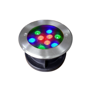 Đèn âm đất tròn 9x1W RGB UG-AS9R Vinaled