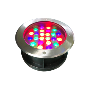Đèn âm đất tròn 24x1W RGB UG-AS24R Vinaled